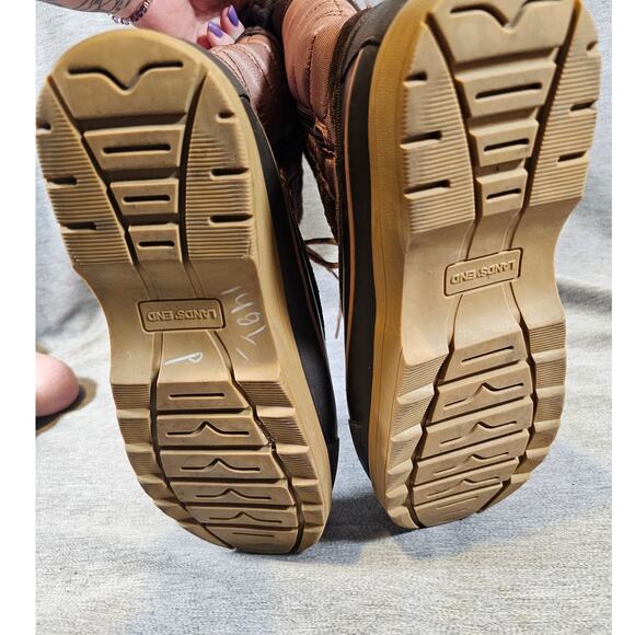 Lands’ End Womens Squall Insulated Winter Snow Boots Mauve Quartz Pink Size 9.5 - Picture 7 of 9